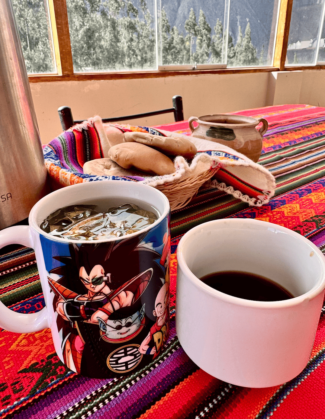 Allyu Bed and Breakfast - View During Breakfast