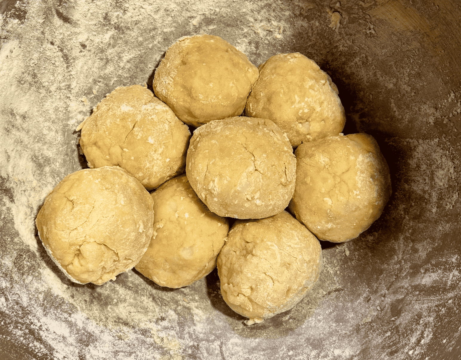 Vegan Air Fryer Donut Holes - Roll into small round balls